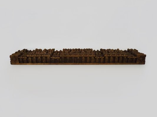 Buddhist Wooden Sculpture with 64 Characters, Kazakhstan, 1950s-MZP-1778451