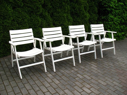 Buffalo Folding Chairs, 1970s, Set of 4-WVA-937286