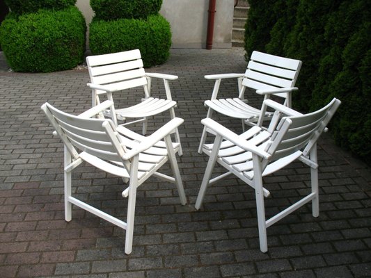 Buffalo Folding Chairs, 1970s, Set of 4-WVA-937286