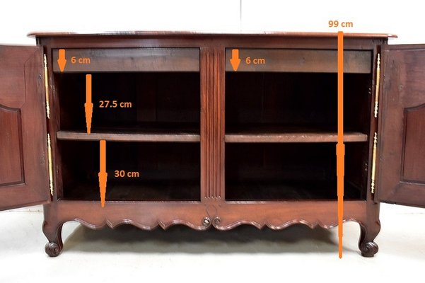 Buffet of Port Nantais in Cuban Mahogany, 1770s-RVK-636281