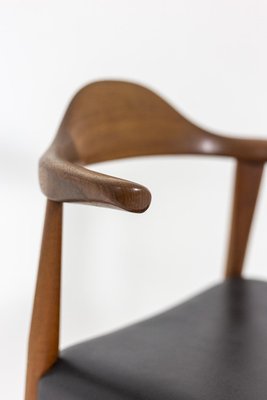 Bull Horn Teak Chairs by Harry Østergaard, 1950s, Set of 4-CEJ-992067