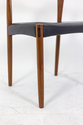 Bull Horn Teak Chairs by Harry Østergaard, 1950s, Set of 4-CEJ-992067