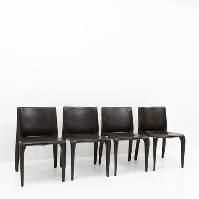 Bull Side Chairs by Mario Bellini for Cassina, 1990s, Set of 4-TJQ-1339267