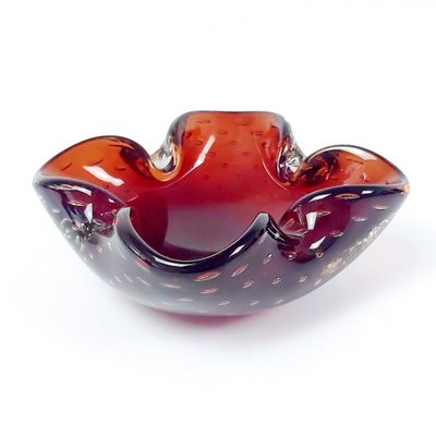 Bullicante Murano Glass Ashtray attributed to Barovier & Toso, Italy, 1960s-BMM-1817967