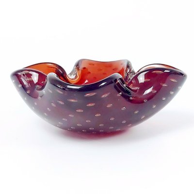 Bullicante Murano Glass Ashtray attributed to Barovier & Toso, Italy, 1960s-BMM-1817967