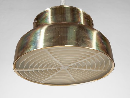 Bumling Pendant Lamp in Brass attributed to Anders Pehrson for Ateljé Lyktan, 1970s-KL-1721208