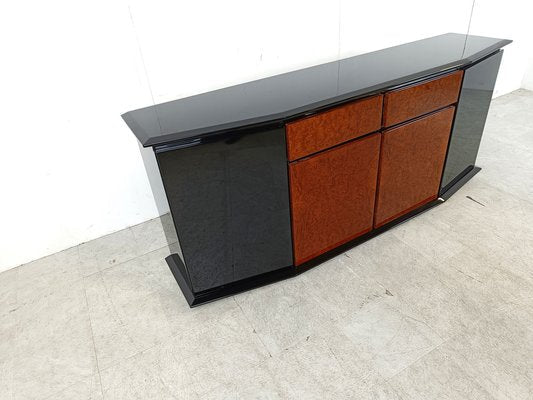 Burl Wood Credenza by Paul Michel, 1980s-IRH-1722661