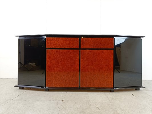 Burl Wood Credenza by Paul Michel, 1980s-IRH-1722661