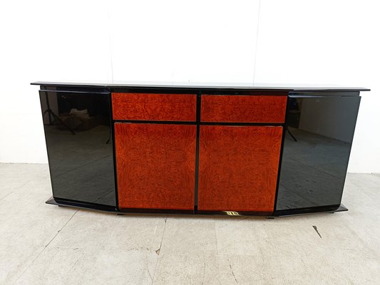 Burl Wood Credenza by Paul Michel, 1980s-IRH-1722661