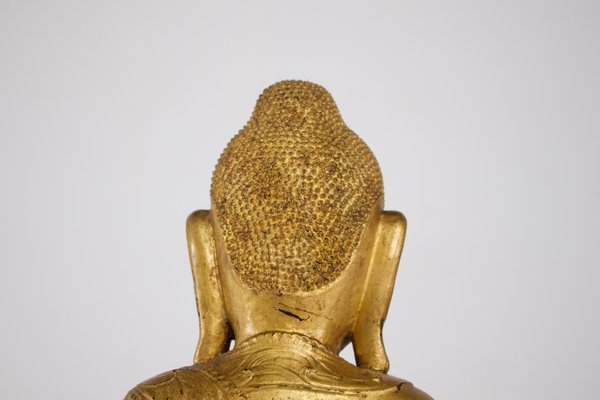 Burmese Artist, Buddha Maravijaya, 1800s, Wood-OWS-1771528