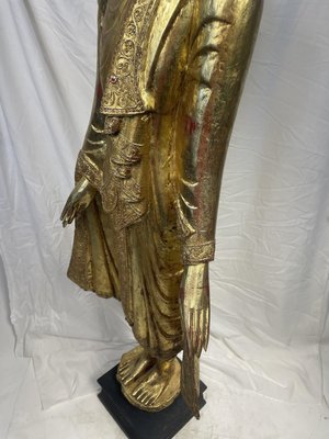 Burmese Artist, Large Buddha, Late 19th Century, Wood-GKM-2027986