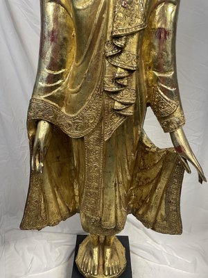 Burmese Artist, Large Buddha, Late 19th Century, Wood-GKM-2027986