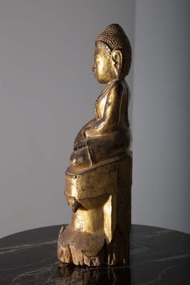 Burmese Artist, Mandalay Buddha, 19th Century, Lacquered Wood-RCE-1721598