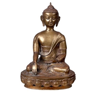 Burmese Artist, Mandalay Buddha Sculpture, 1920s, Brass-TCS-1731803