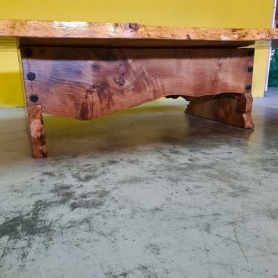 Burr Walnut Coffee Table, 1960s-VHW-1811505