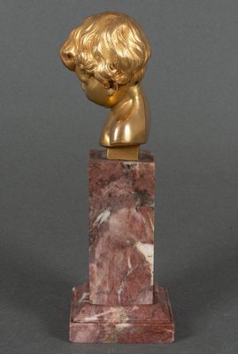 Bust of a Child by Louis Sosson, 19th Century-QKG-1700781