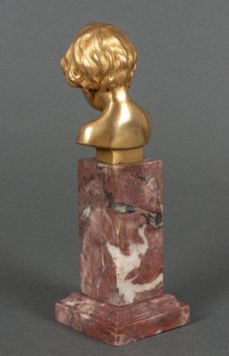 Bust of a Child by Louis Sosson, 19th Century-QKG-1700781