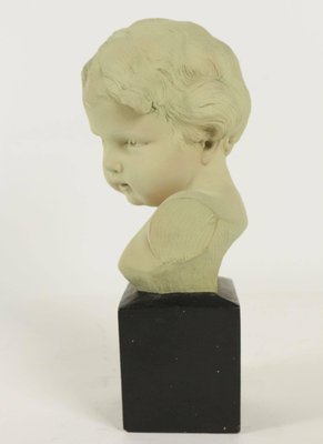 Bust of a Child in Terracotta by Gobet, 1920s-WFS-744822