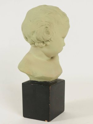 Bust of a Child in Terracotta by Gobet, 1920s-WFS-744822