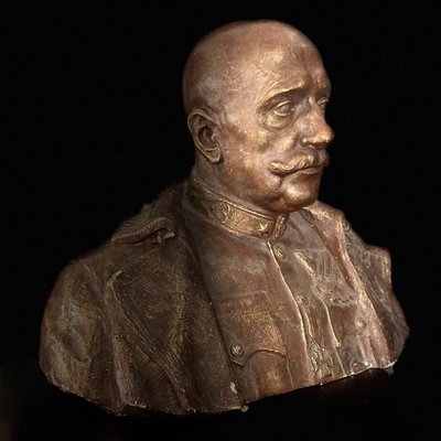 Bust of a High Ranked Austro-Hungarian Army Officer, Hungary, 1930s-HWV-944840