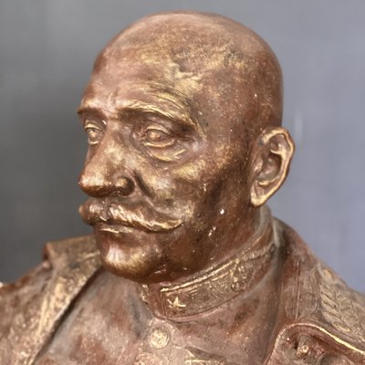 Bust of a High Ranked Austro-Hungarian Army Officer, Hungary, 1930s-HWV-944840