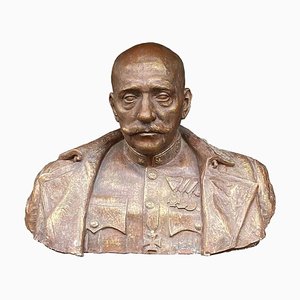 Bust of a High Ranked Austro-Hungarian Army Officer, Hungary, 1930s-HWV-944840