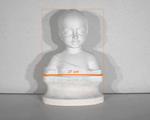 Bust of Child in Limoges Biscuit Porcelain, Early 20th Century-RVK-1395833