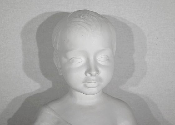 Bust of Child in Limoges Biscuit Porcelain, Early 20th Century-RVK-1395833