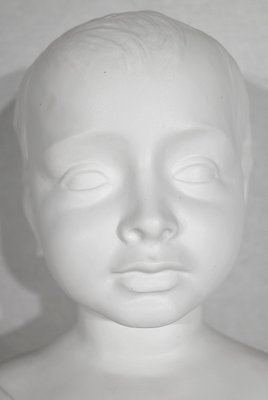 Bust of Child in Limoges Biscuit Porcelain, Early 20th Century-RVK-1395833