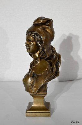 Bust of Marianne, Early 1900s, Bronze-RVK-1441902