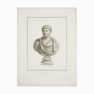 Bust of Nero - Original Etching by P. Fontana After B. Nocchi - 1821 1821-ZCI-757840