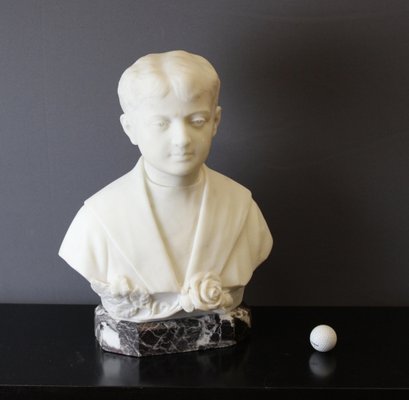 Bust of Young Man, 1931, Carrara Marble-BCR-1384363