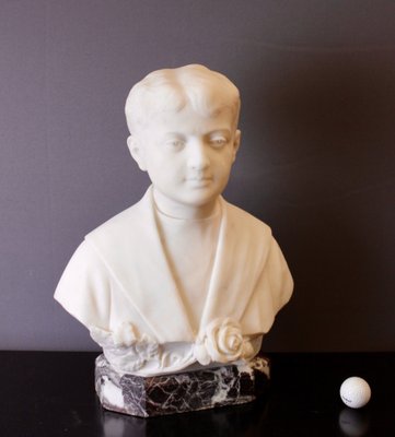 Bust of Young Man, 1931, Carrara Marble-BCR-1384363