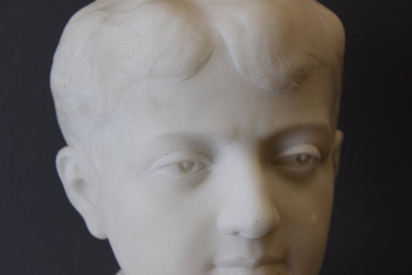 Bust of Young Man, 1931, Carrara Marble-BCR-1384363