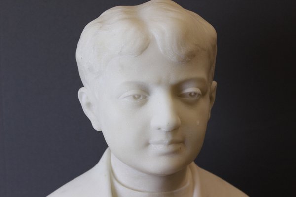 Bust of Young Man, 1931, Carrara Marble-BCR-1384363