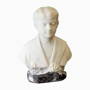 Bust of Young Man, 1931, Carrara Marble-BCR-1384363