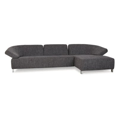 Butterfly Fabric Corner Sofa in Grey by Ewald Schillig-RQW-2036298