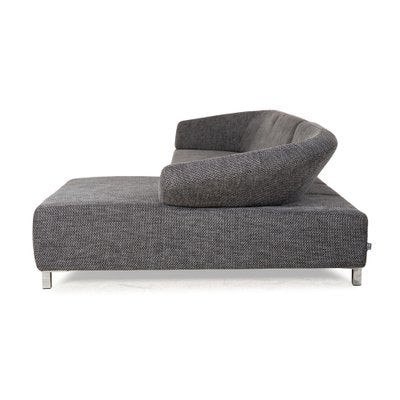 Butterfly Fabric Corner Sofa in Grey by Ewald Schillig-RQW-2036298