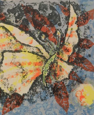 Butterfly Lithograph by Jean Lurcat, 1930s-ARU-626030