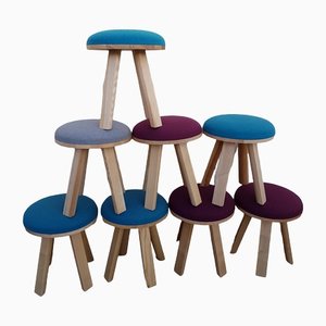 Buzzi Milk Stool by Buzzi Space, Set of 8-SNC-1345852