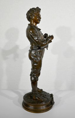 C. Anfrie, Bonne Pêche, 19th-Century, Bronze-RVK-1341718