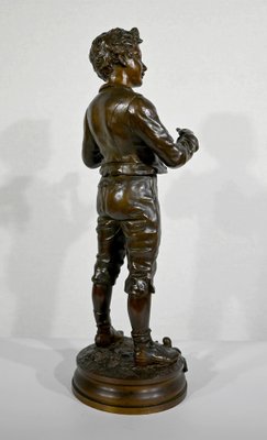 C. Anfrie, Bonne Pêche, 19th-Century, Bronze-RVK-1341718