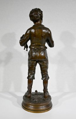 C. Anfrie, Bonne Pêche, 19th-Century, Bronze-RVK-1341718