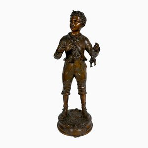 C. Anfrie, Bonne Pêche, 19th-Century, Bronze-RVK-1341718