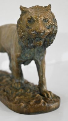 C. Fratin, Tigre marchant Sculpture, 19th-Century, Bronze-RVK-1338948