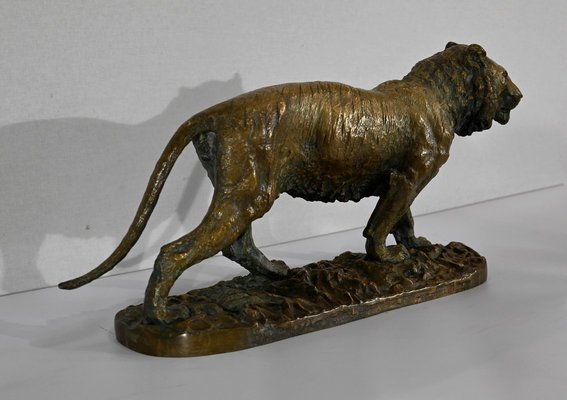 C. Fratin, Tigre marchant Sculpture, 19th-Century, Bronze-RVK-1338948