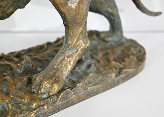 C. Fratin, Tigre marchant Sculpture, 19th-Century, Bronze-RVK-1338948