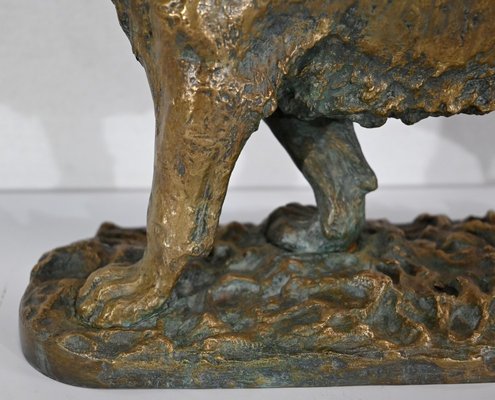 C. Fratin, Tigre marchant Sculpture, 19th-Century, Bronze-RVK-1338948