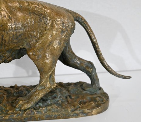 C. Fratin, Tigre marchant Sculpture, 19th-Century, Bronze-RVK-1338948