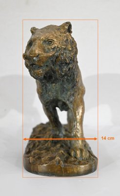 C. Fratin, Tigre marchant Sculpture, 19th-Century, Bronze-RVK-1338948